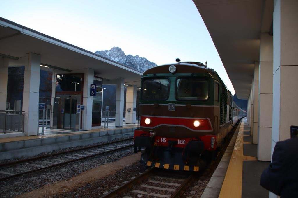 Treno notturno Roma - Calalzo (Cortina)